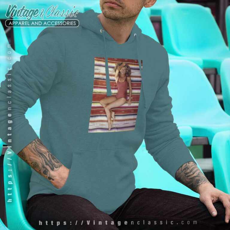 Farrah Fawcett Red Swimsuit Poster Hoodie Farrah Fawcett Red Swimsuit Poster Hoodie