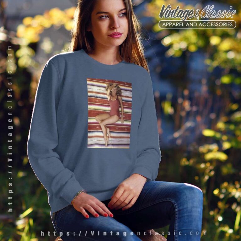 Farrah Fawcett Red Swimsuit Poster Sweatshirt Farrah Fawcett Red Swimsuit Poster Sweatshirt