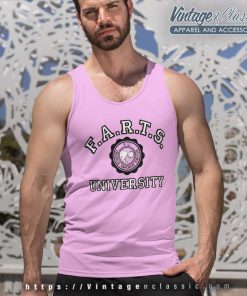 Farts University Seal Odorus Vaporus Spoof Tank Top Racerback