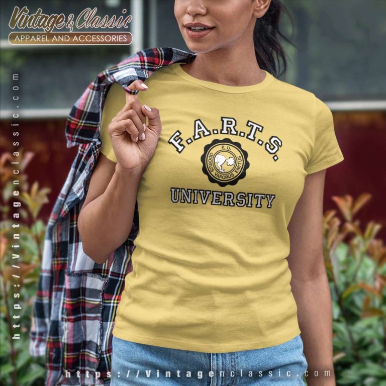 Farts University Seal Odorus Vaporus Spoof Women TShirt Farts University Seal Odorus Vaporus Spoof Women TShirt