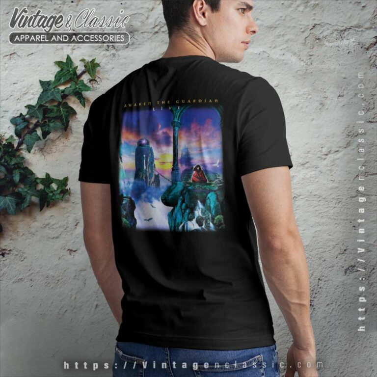 Fates Warning Shirt Awaken The Guardian T Shirt Back Side Fates Warning Shirt Awaken The Guardian T Shirt Back Side