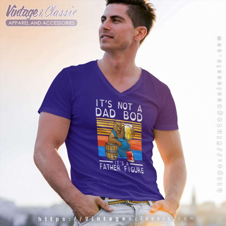 Father Figure Drinking Beer Vneck Father Figure Drinking Beer Vneck