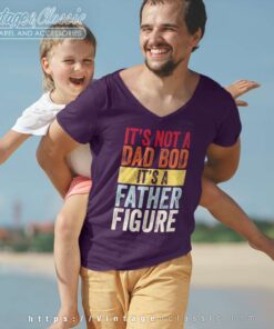 Father Figure Vintage Fathers Day Vneck
