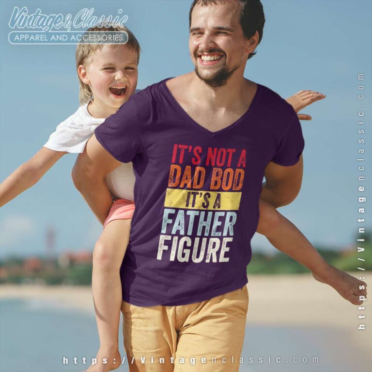 Father Figure Vintage Fathers Day Vneck Father Figure Vintage Fathers Day Vneck