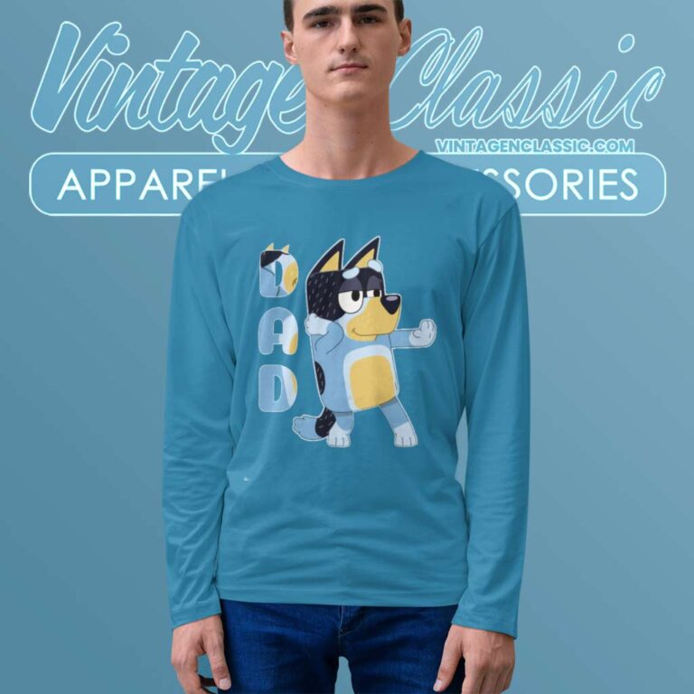Fathers Day Blueys Dad Bluey Dad Longsleeves Fathers Day Blueys Dad Bluey Dad Longsleeves