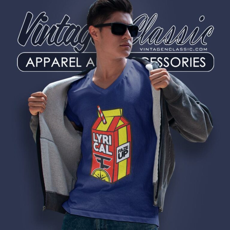 Faze Lyrical Lemonade Big Logo V Neck TShirt Faze Lyrical Lemonade Big Logo V Neck TShirt