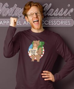 Fdt Resist Bear Foxtrot Delta Tango T shirt Long Sleeve Tee