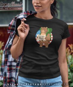 Fdt Resist Bear Foxtrot Delta Tango T shirt Women T Shirt