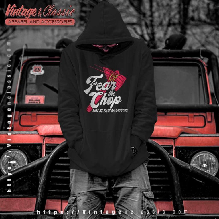 Fear The Chop Atlanta Braves 2023 Nl East Champions Hoodie Fear The Chop Atlanta Braves 2023 Nl East Champions Hoodie
