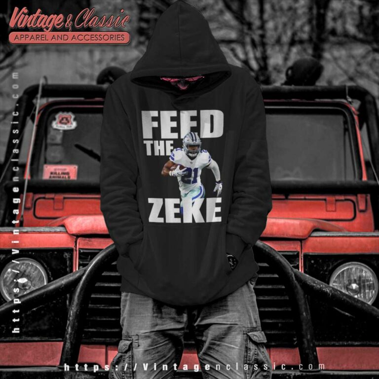 Feed The Zeke Ezekiel Elliott Dallas Cowboys Hoodie Feed The Zeke Ezekiel Elliott Dallas Cowboys Hoodie