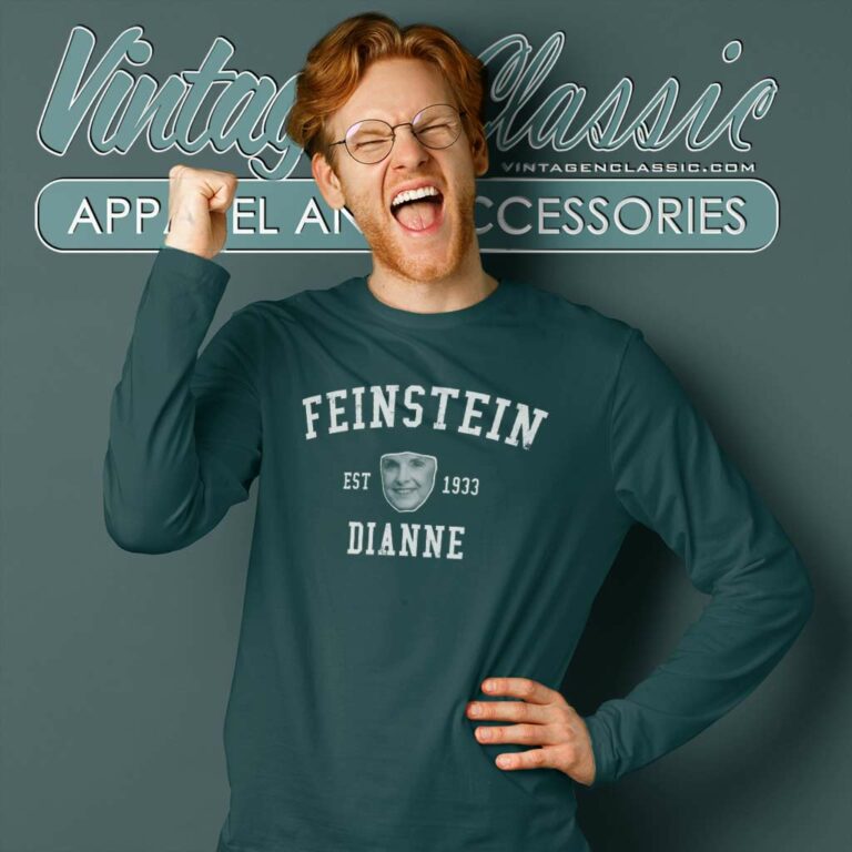 Feinstein Dianne Est 1933 Essential Dies At 90 Long Sleeve Tee Feinstein Dianne Est 1933 Essential Dies At 90 Long Sleeve Tee