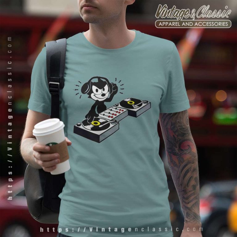 Felix The Cat Dj T Shirt Felix The Cat Dj T Shirt