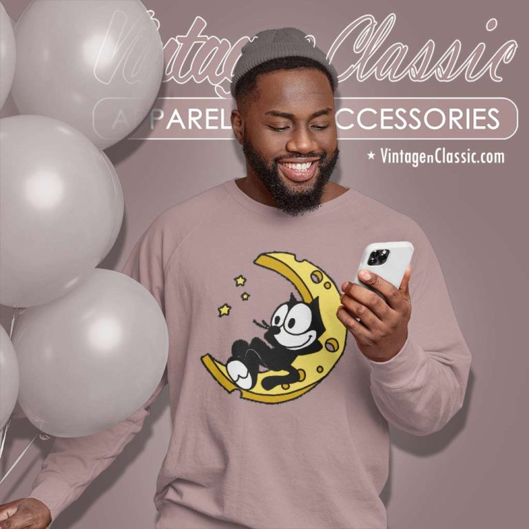 Felix The Cat Moon Sweatshirt Felix The Cat Moon Sweatshirt