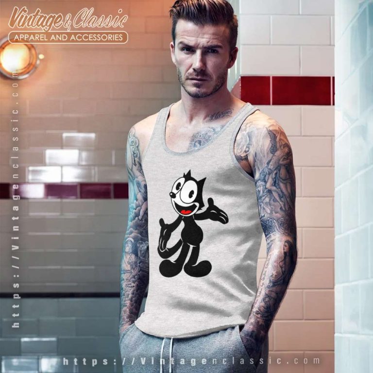 Felix The Cat Retro Tank Top Racerback Felix The Cat Retro Tank Top Racerback