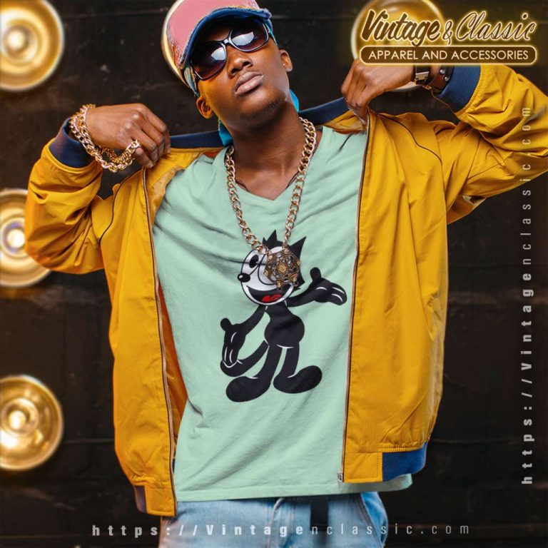 Felix The Cat Retro V Neck TShirt Felix The Cat Retro V Neck TShirt