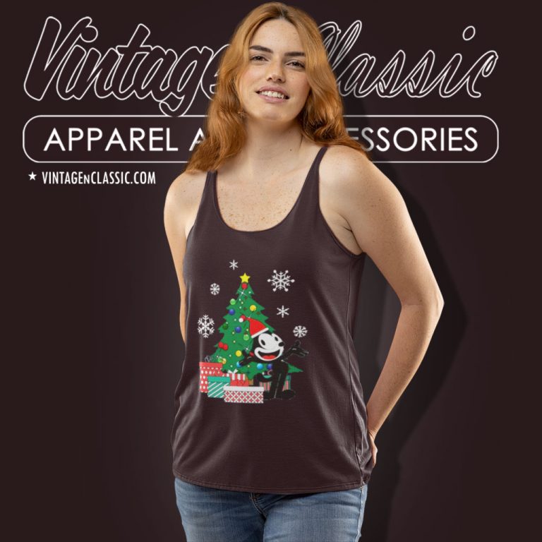 Felix The Cat Shirt Around The Christmas Tree Tank Top Racerback Felix The Cat Shirt Around The Christmas Tree Tank Top Racerback