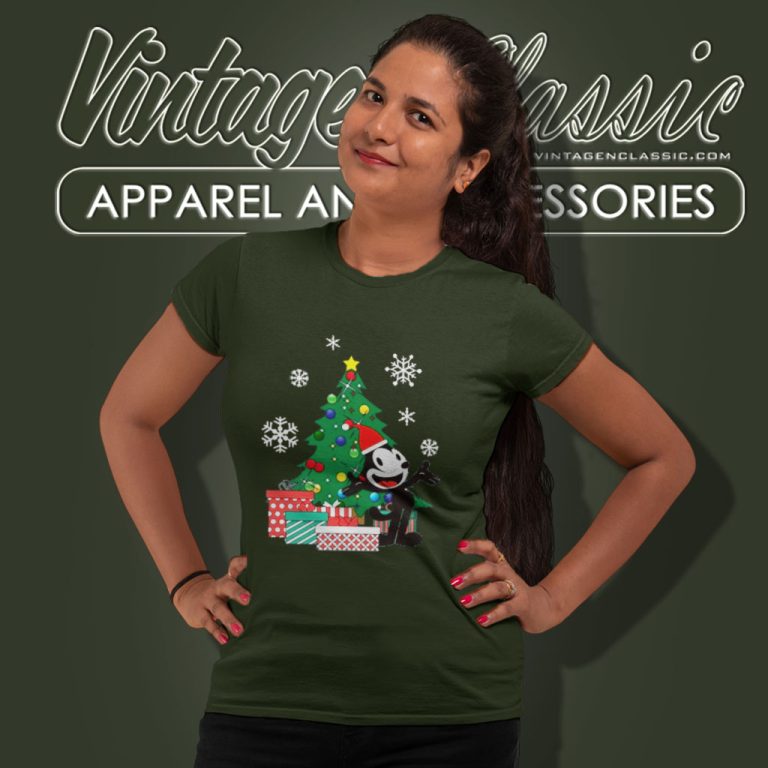 Felix The Cat Shirt Around The Christmas Tree Women T Shirt Felix The Cat Shirt Around The Christmas Tree Women T Shirt