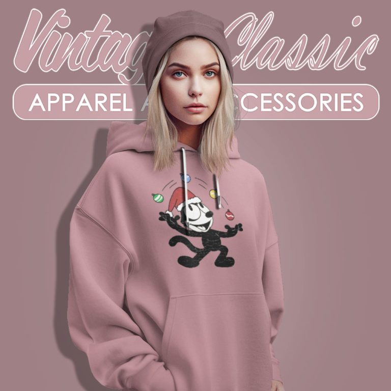 Felix The Cat Shirt Christmas Version Hoodie Felix The Cat Shirt Christmas Version Hoodie