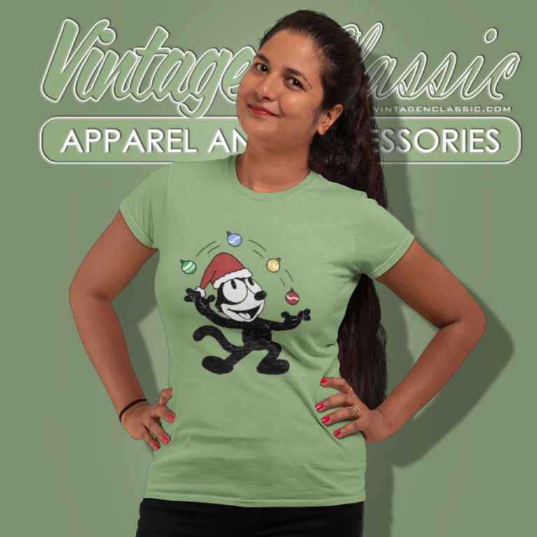 Felix The Cat Shirt Christmas Version Women T Shirt Felix The Cat Shirt Christmas Version Women T Shirt