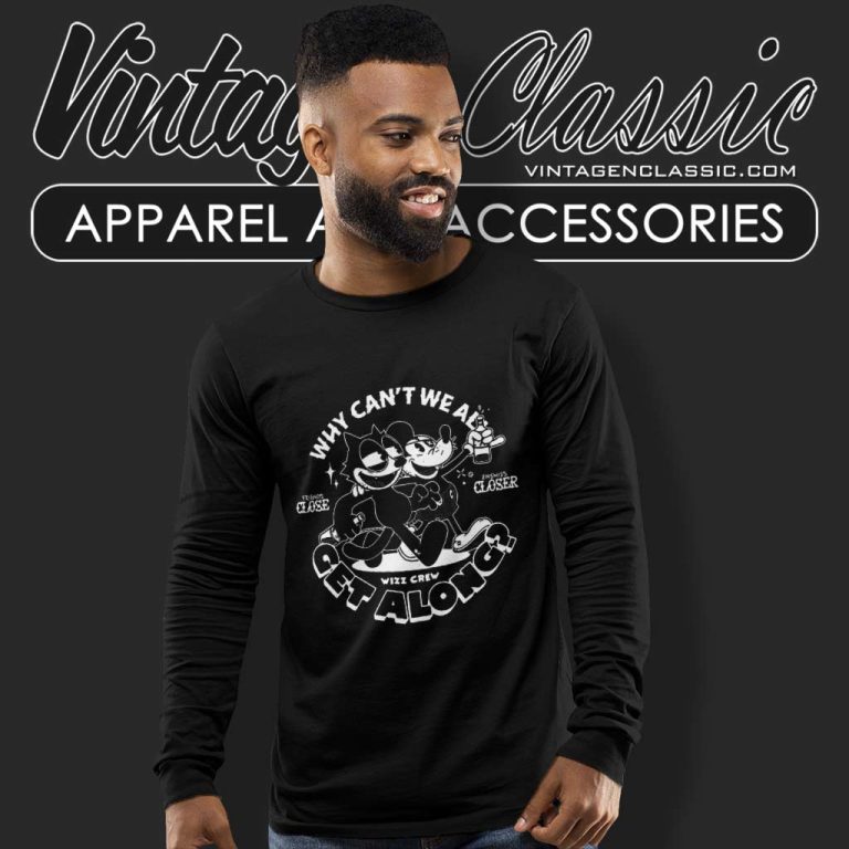 Felix The Cat Shirt Friendships Get Along Long Sleeve Tee Felix The Cat Shirt Friendships Get Along Long Sleeve Tee