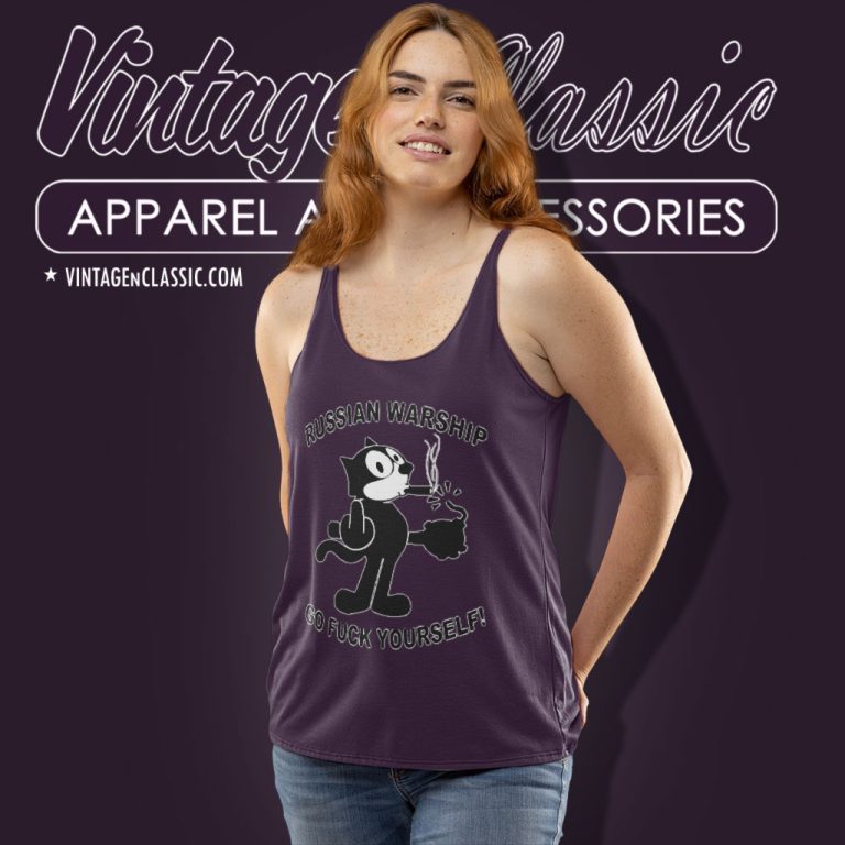 Felix The Cat Shirt Go Fuck Yourself Tank Top Racerback Felix The Cat Shirt Go Fuck Yourself Tank Top Racerback