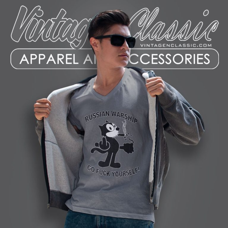 Felix The Cat Shirt Go Fuck Yourself V Neck TShirt Felix The Cat Shirt Go Fuck Yourself V Neck TShirt