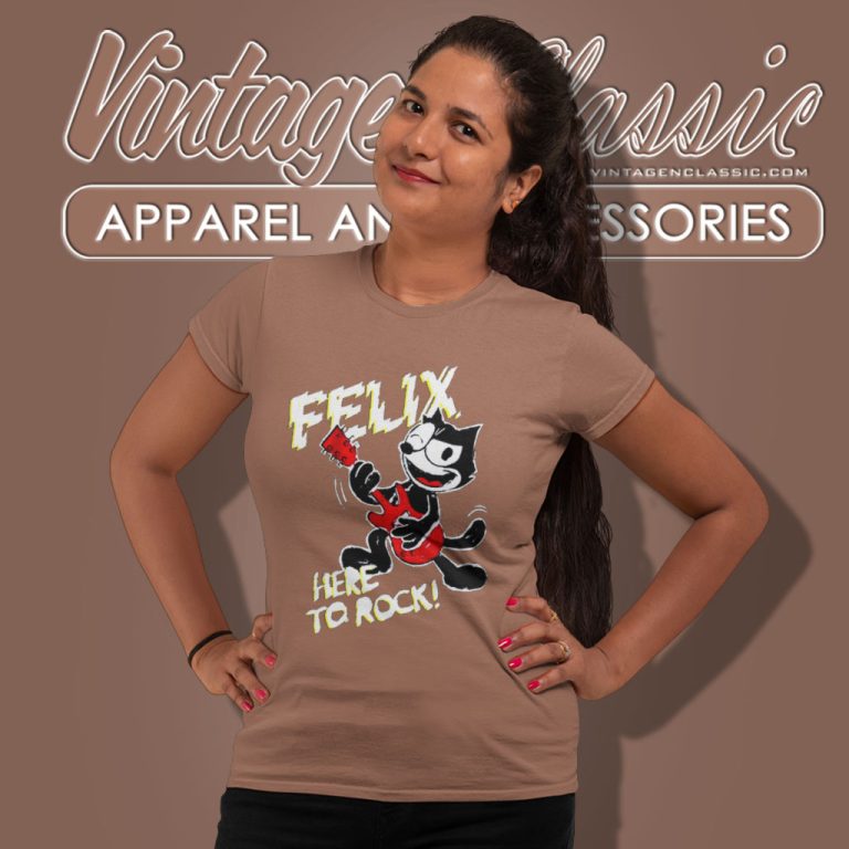 Felix The Cat Shirt Here To Rock Women T Shirt Felix The Cat Shirt Here To Rock Women T Shirt