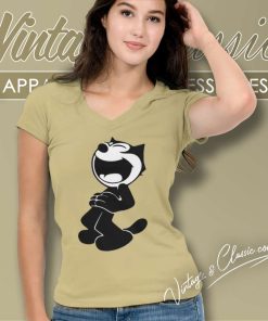 Felix The Cat Shirt Laugh Out Loud 5 Felix The Cat Shirt Laugh Out Loud V Neck TShirt