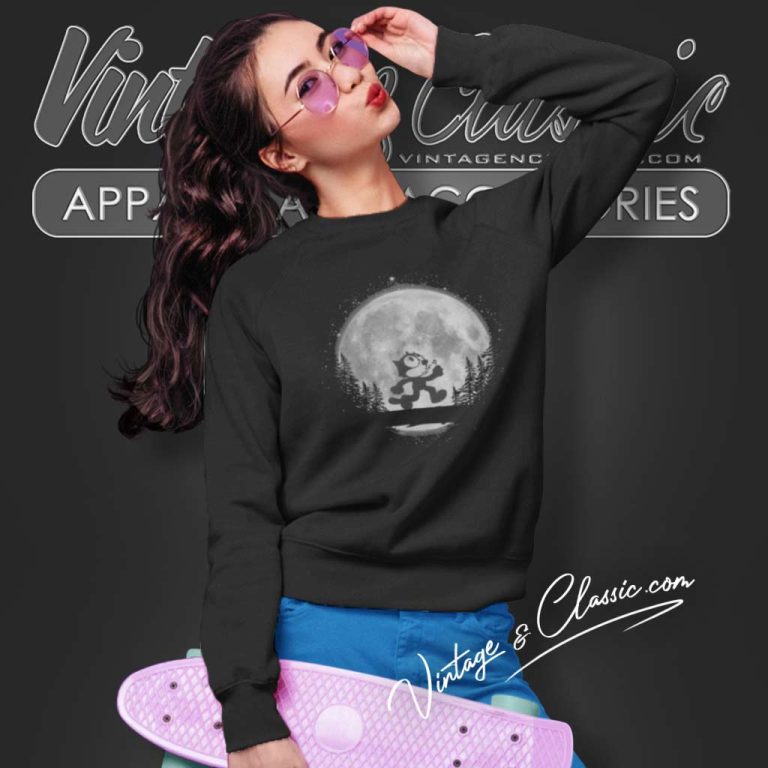 Felix The Cat Shirt Midnight Catwalk Sweatshirt Felix The Cat Shirt Midnight Catwalk Sweatshirt