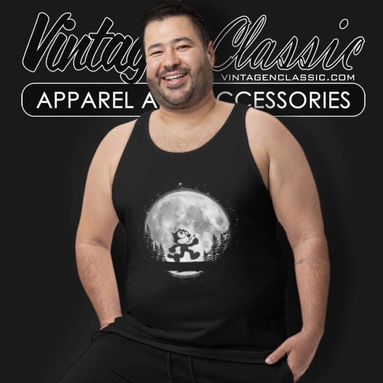 Felix The Cat Shirt Midnight Catwalk Tank Top Racerback Felix The Cat Shirt Midnight Catwalk Tank Top Racerback