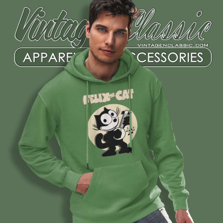 Felix The Cat Shirt Playing Banjo Hoodie 1 Felix The Cat Shirt Playing Banjo Hoodie 1