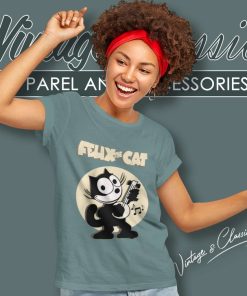 Felix The Cat Shirt Playing Banjo 6 Felix The Cat Shirt Playing Banjo Women TShirt 1