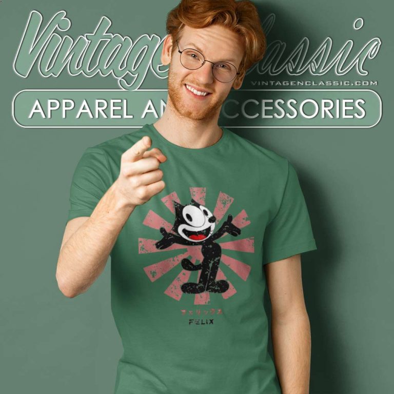 Felix The Cat Shirt Retro Japanese T Shirt Felix The Cat Shirt Retro Japanese T Shirt