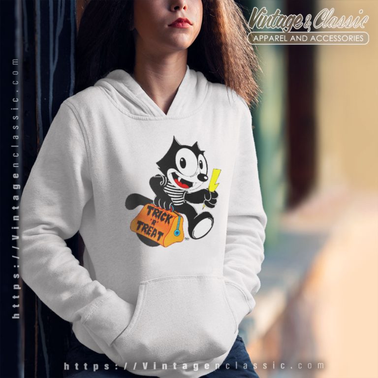 Felix The Cat Shirt Trick Or Treat Hoodie Felix The Cat Shirt Trick Or Treat Hoodie