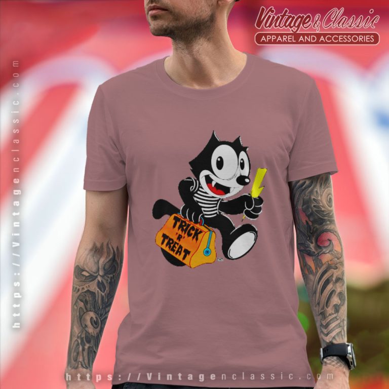 Felix The Cat Shirt Trick Or Treat T Shirt Felix The Cat Shirt Trick Or Treat T Shirt