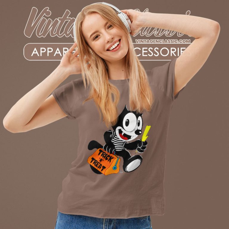 Felix The Cat Shirt Trick Or Treat Women T Shirt Felix The Cat Shirt Trick Or Treat Women T Shirt