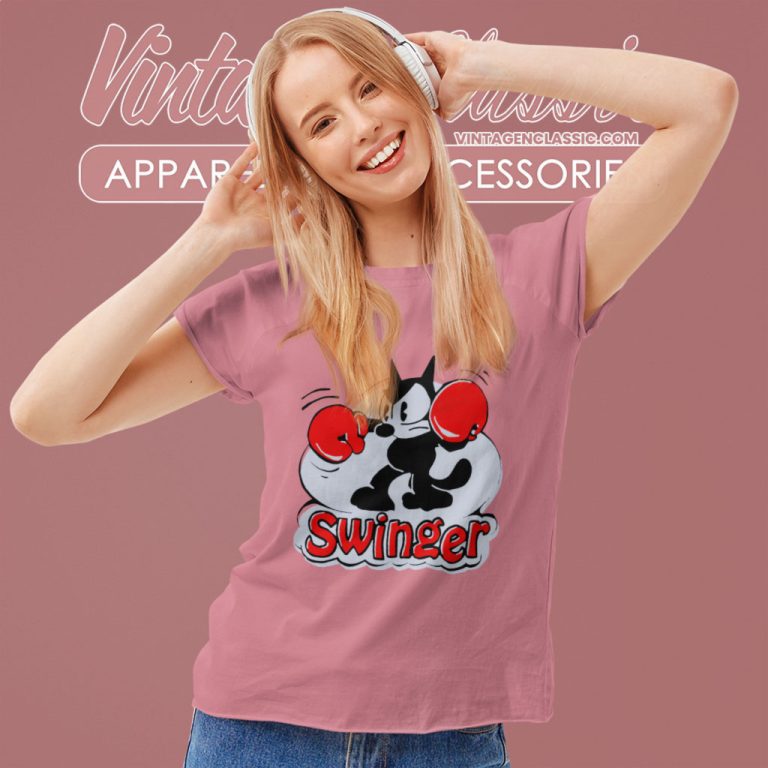 Felix The Cat Swinger Women T Shirt Felix The Cat Swinger Women T Shirt