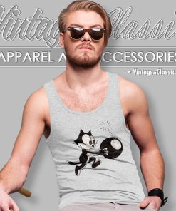 Felix The Cat With Bomb Tank Top Racerback