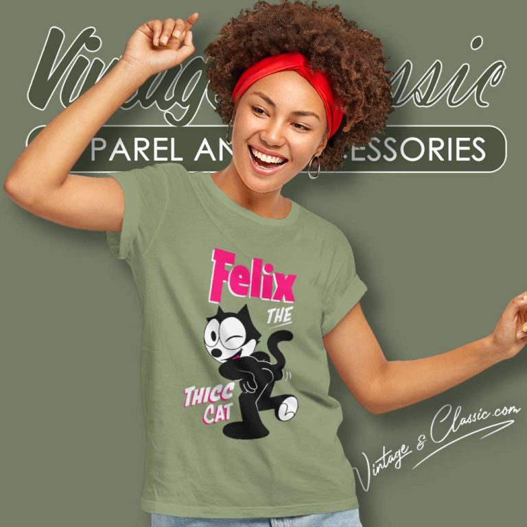Felix The Thicc Cat Women TShirt Felix The Thicc Cat Women TShirt