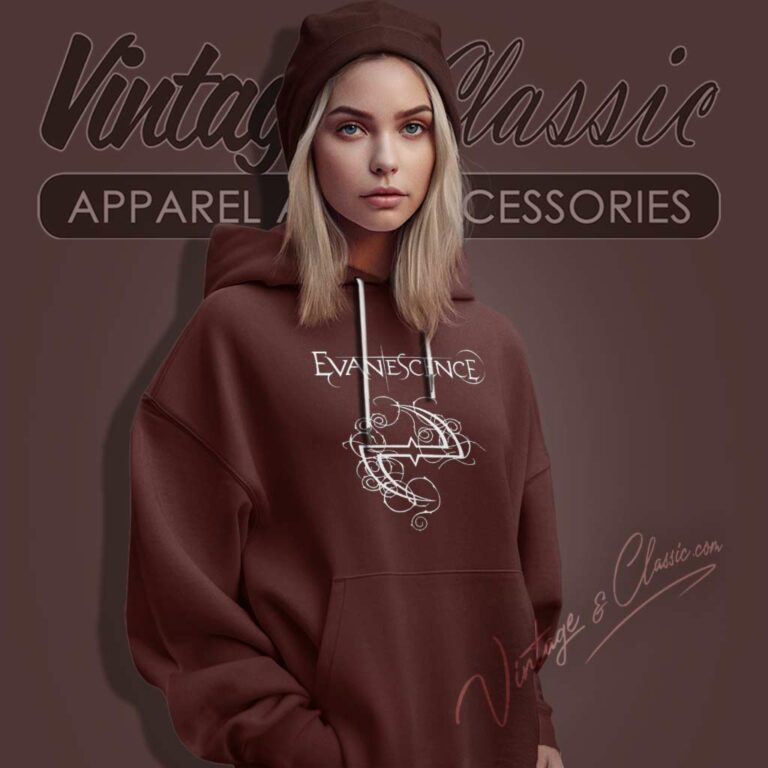 Feminina Evanescence Logo Hoodie Feminina Evanescence Logo Hoodie