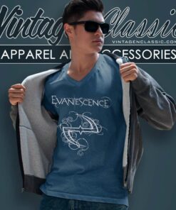 Feminina Evanescence Logo V Neck TShirt