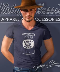 Fidlar Cheap Beer V Neck TShirt