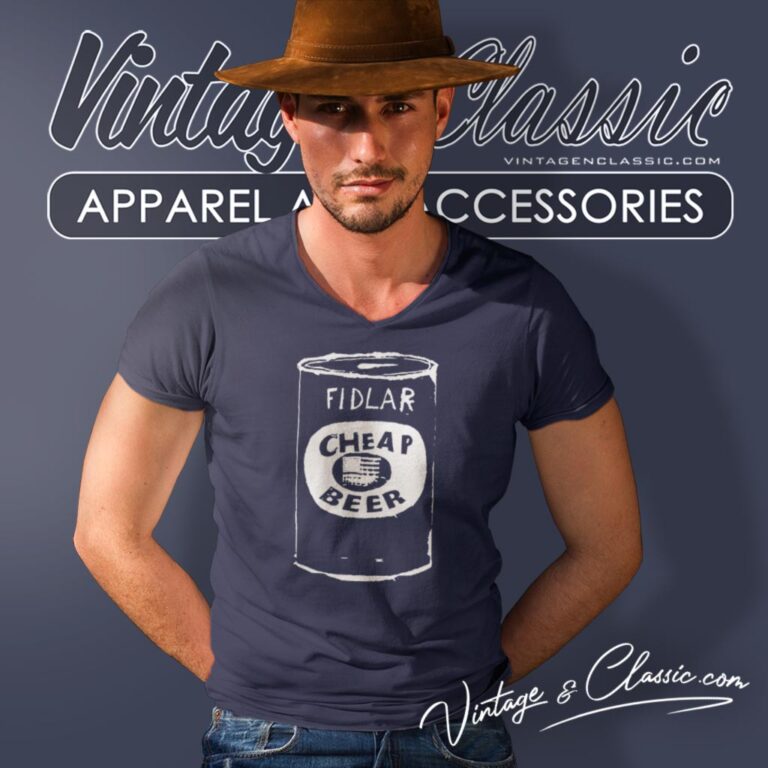 Fidlar Cheap Beer V Neck TShirt Fidlar Cheap Beer V Neck TShirt