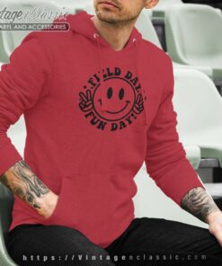 Field Day Fun Day Smiley Face Hoodie