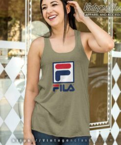 Fila Holdings Corp Logo Tank Top Racerback