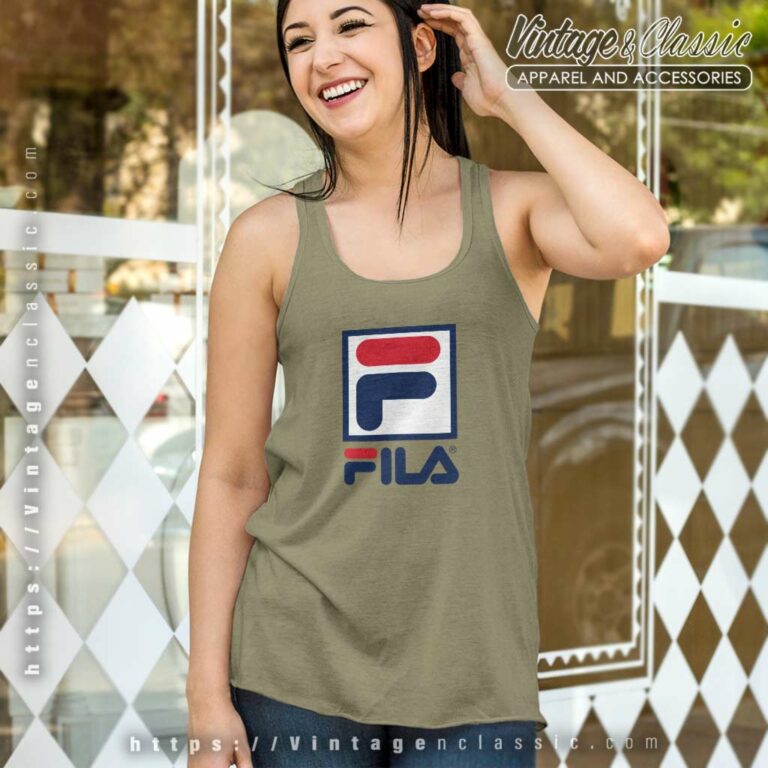 Fila Holdings Corp Logo Tank Top Racerback Fila Holdings Corp Logo Tank Top Racerback