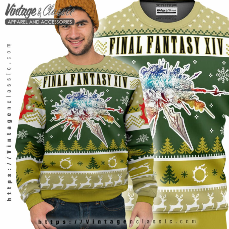 Final Fantasy Xiv Ugly Sweater Ugly Sweater Final Fantasy Xiv Ugly Sweater Ugly Sweater