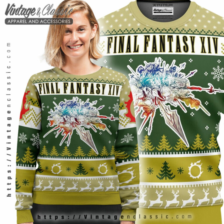 Final Fantasy Xiv Ugly Sweater Ugly Sweater shirt Final Fantasy Xiv Ugly Sweater Ugly Sweater shirt