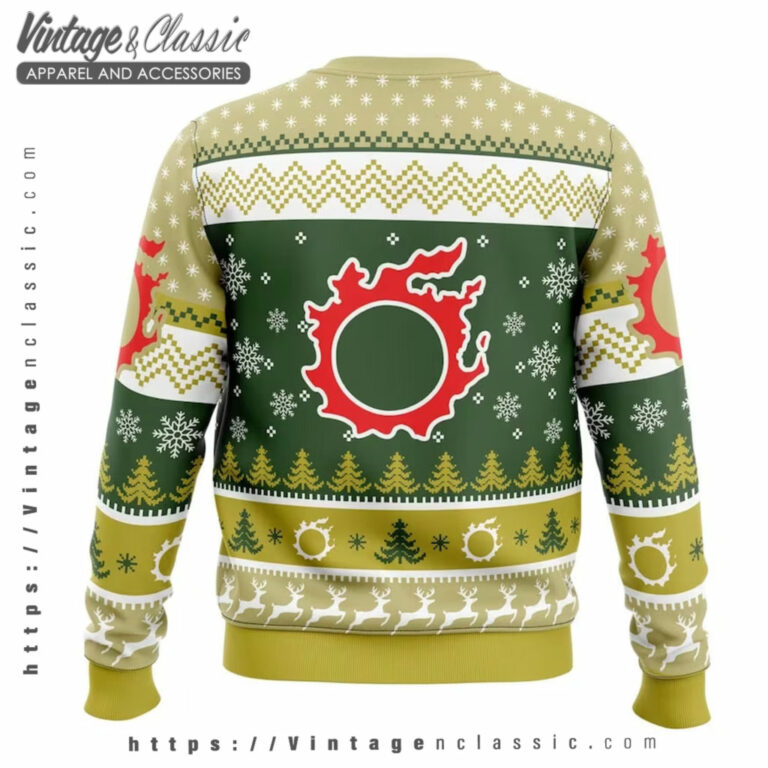 Final Fantasy Xiv Ugly Sweater back Ugly Christmas Sweater Final Fantasy Xiv Ugly Sweater back Ugly Christmas Sweater