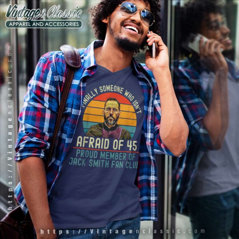 Finally Someone Who Isnt Afraid Jack Smith Fan Club V Neck TShirt Finally Someone Who Isnt Afraid Jack Smith Fan Club V Neck TShirt
